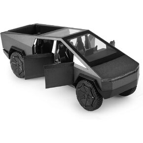 Toy Trucks Cybertruck with Cyberquad 1:24 Cyber Toy Trucks Gray Cybertruck Metal Diecast with Lights Sounds Effects, Fun Toy Cars Great Gifts Idea