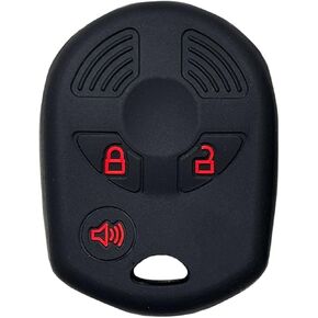 Key Fob Cover for Ford Escape: 3 Buttons Key Fob Case Fit for Ford Edge Escape Flex 2007 2009 2010 2011 2012 2013 2016 2017 2018 2019丨Remote Protective OUCD6000022 850K-D600022丨Fashion (Pink)