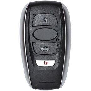 Replacement Remote Car Key Case Fob 4 Button for Subaru BRZ WRX STI Legacy Outback XV Crosstrek 2013-2016 (Shell Only)