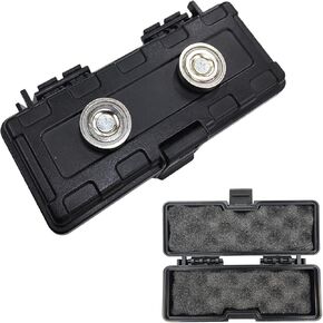 Magnetic Key Holder Under Car, Waterproof Hide A Key Magnetic Car Key Holder Key Hider, Spare Magnetic Key Box, Hidden Key Holder Car Key Case for Outdoor Travel, Under Car Vehicles. (Black)