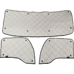Kenworth T680/T880/W990 Blackout Insulated Window Covers in Gray (WCG-1424) (Gray)