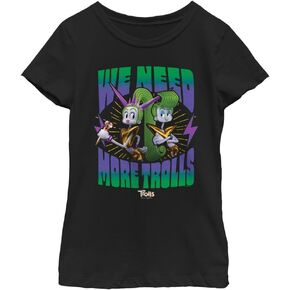 DREAMWORKS TROLLS Need More Trolls Girls Short Sleeve Tee Shirt