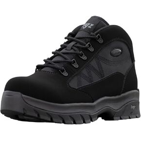 Lugz Mens Wilderness Lace Up Round Toe Casual Boots Ankle - Black
