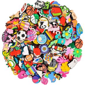 30PCS Shoe Charms, Non-Repeat Random Shoe Charms, Cool Cute Shoe Decoration Charms for Girls Boys Women Men