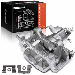 A-Premium Disc Brake Caliper Assembly with Bracket Compatible with Select Ford Models - For Mustang 2015 2016 2017 2018 2019 2020 - Rear Left Driver Side