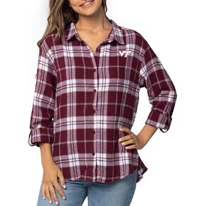 chicka-d Women's Boyfriend Plaid