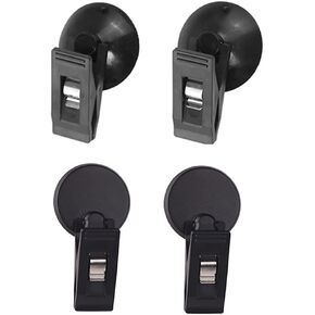 4 Pcs Car Parking Ticket Holder Clips Plastic Car Windshield Invoice Ticket Holder Photo Card Holder Clamps, 2 Styles
