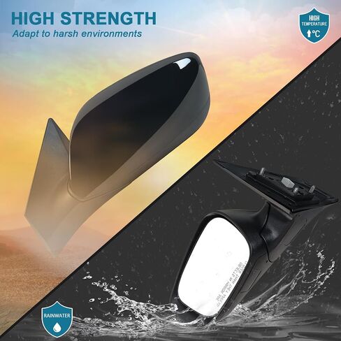 Left Driver Side Mirror Assembly Fits 2014 2015 2016 Hyundai Elantra with Power Glass Heated Blind Spot Glass Turn Signal and Manual Folding Match to Black (6Pins) in Saudi Arabia