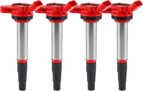 Pindex 4 Pack UF596 Ignition Coil Packs Compatible with Toyota Pontiac Corolla Lexus Scion Matrix CT200H 1.8L L4 UF596 UF619 C1714 90919-02252 90919-02258 in Saudi Arabia