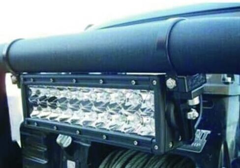 3 بوصة شريط الثور أنبوب جبل المشابك مصباح ليد بار تصاعد بين قوسين سقف لفة قفص أصحاب للشاحنات الطرق الوعرة ATV SUV ، 2 قطعة in Kuwait