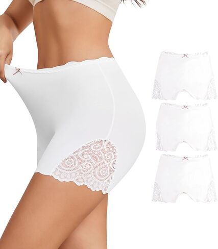 Women's Boyshorts Underwear Seamless Boy Shorts Panties Soft Stretch Boxer Briefs in Kuwait