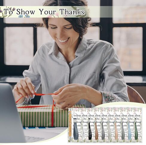Geyoga 30 Sets Christmas Employees Appreciation Gifts Inspirational Bamboo Pens Bulk Motivational Silicone Keychains with Card and Bag for Volunteer Coworkers Thank You Gifts Office Supplies(Staff) in Saudi Arabia