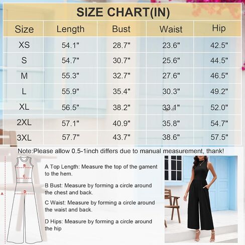 Womens Ribbed Knit Sleeveless Ruched Jumpsuits Casual Wide Leg Pants Rompers with Pockets in Kuwait