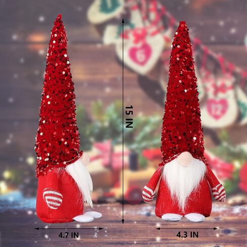 Decorative Door Stopper Santa Claus Door Stop, Fabric Heavy Duty Weighted Doorstop Wall Protector, Christmas Gnomes Ornaments for Home Office Decoration in Saudi Arabia