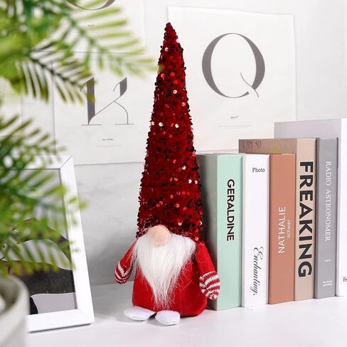 Decorative Door Stopper Santa Claus Door Stop, Fabric Heavy Duty Weighted Doorstop Wall Protector, Christmas Gnomes Ornaments for Home Office Decoration in Saudi Arabia