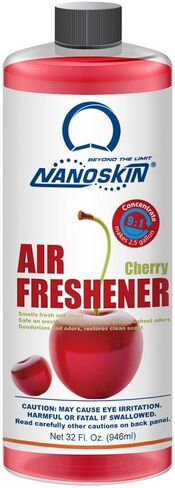 Nanoskin Concentrated Air Freshener – CHERRY - Emits Fragrant Scent with Odor Eliminator into The Air to Freshen Interior | Adjustable Dilution up to 9:1 | For Automotive, Home, Office & More in Kuwait