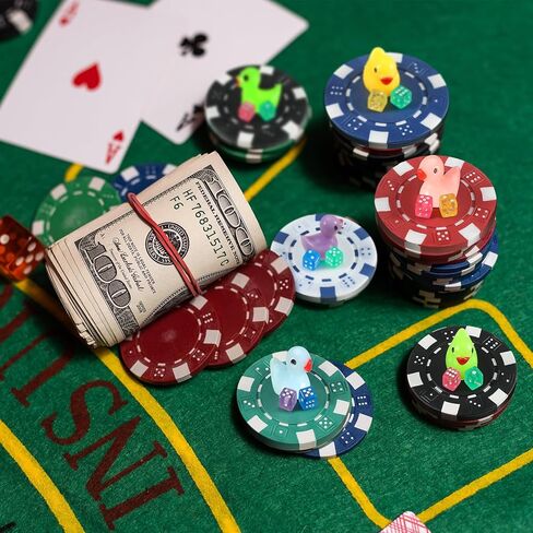 مجموعة ألعاب البط المكونة من 200 قطعة تتضمن 50 بطة صغيرة صغيرة و100 نرد صغير و50 شريحة بوكر للنساء والرجال كروز كرنفال النرد ألعاب البط لوازم الحفلات in Kuwait