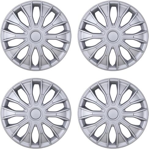 أغطية Hubcaps مقاس 15 بوصة، غطاء حافة العجلة، أغطية محور R15 عالمية، سهلة التركيب على شاحنة بيك اب السيارة SUV، أغطية العجلات، مادة ABS، مجموعة من 4 قطع، 15 بوصة، طلاء أسود وأزرق in Saudi Arabia
