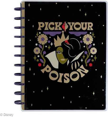 مخطط سعيد من ديزني على شكل قرص لمدة 12 شهرًا، من يناير إلى ديسمبر. 2025 مخطط يومي وأسبوعي وشهري، حجم كبير، تخطيط عمودي، ديزني الخير مقابل الشر، 12 مقسم، 8.5 × 11 بوصة in Kuwait