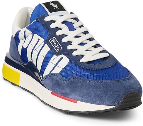 POLO RALPH LAUREN Men's Train 89 Logo Suede & Oxford Sneaker in Saudi Arabia