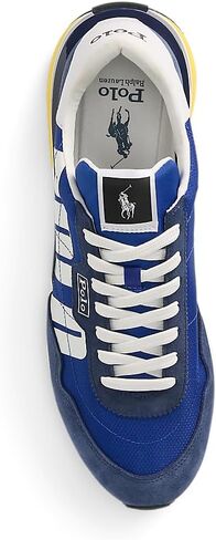 POLO RALPH LAUREN Men's Train 89 Logo Suede & Oxford Sneaker in Saudi Arabia