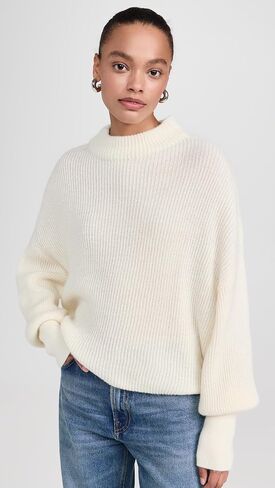 Closed Women's Funnel Neck Cropped Sweater in Saudi Arabia