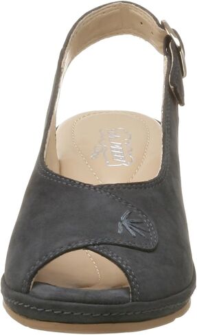 Deer Stags Women's Wendy Slingback Peep Toe Wedge in Saudi Arabia