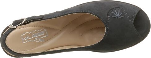 Deer Stags Women's Wendy Slingback Peep Toe Wedge in Saudi Arabia