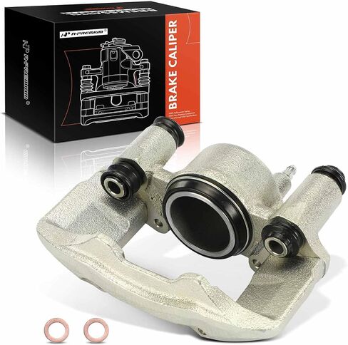 مجموعة فرجار قرص الفرامل A-Premium بدون دعامة متوافقة مع موديلات مختارة من Ford وMazda وMercury - Escort 1991-1996، 323 1990-1995، Protege 1990-1998، Tracer 1991-1996 - الركاب الأمامي in Saudi Arabia