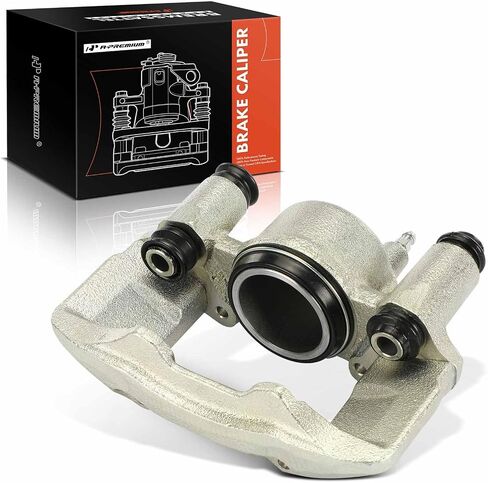 مجموعة فرجار قرص الفرامل A-Premium بدون دعامة متوافقة مع موديلات مختارة من Ford وMazda وMercury - Escort 1991-1996، 323 1990-1995، Protege 1990-1998، Tracer 1991-1996 - الركاب الأمامي in Saudi Arabia