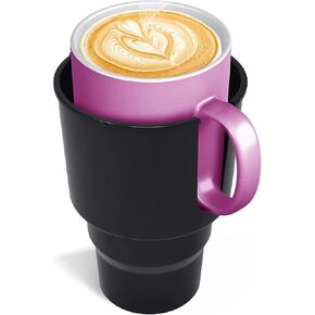 Car Cup Holder Expander, Compatible with Compatible with Most 32/40oz Bottles, Large Cup Holder Adapter for Car, Car Cupholder Expander, Black, 1 Pack