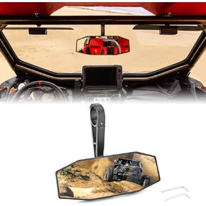 Wsays 1.75" Roll Bar Rear View Mirrors Compatible with Polaris RZR XP 900 1000 Turbo General 1000 Fit Arctic Cat Wildcat 360 Adjustable Joint Ball
