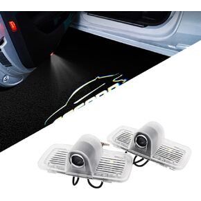 2 Pcs Car Projection LED Projector Door Shadow Light Welcome Light Laser Emblem Logo Lamps Kit Puddle Lights Compatible with Accord 7/8, Clear