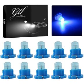 Grandview T4.2 COB 1 SMD Led For Dashboard Instrument Cluster Light Car Light Bulb Side Light Indicator light Interior Panel Bulb Light 12V (white) 10pcs