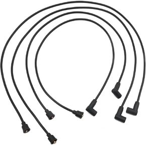 4Pcs 9N12259B 4 Cylinder Spark Plug Wire Front Mount Distributor Wire Set Replacement for Ford 2N 8N 9N Tractor Replaces 9N12259A 9N12287A 9N12287B