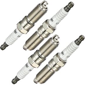 6509 Iridium Spark Plugs 4 Pack Compatible with Mazda MX-5 Miata 3 6 CX-7 Fiesta Focus Edge Explorer Taurus Jaguar XF 1.6L 2.0L 2.3L L4 Engine Replacement for LTR6IX-11 XP5263 Spark Plug