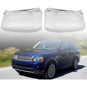LABLT A Pair of Headlights Lens Cover Lampshade Replacement for Rover Range Rover Sport 2010-2013 (Passenger and Driver Side)