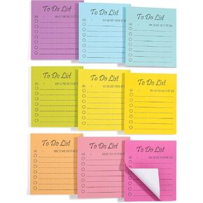 Mr. Pen- to Do List Sticky Notes, 3.5"x3", 9 Pads, 450 Sheets, Stylish Vertical to Do List Notepad, Lined Sticky Notes, to Do List Planner, Daily to Do List Notepad, to Do Notepad, Todo List Notepad