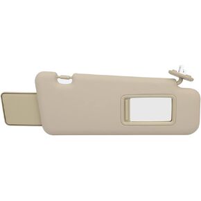 ECCPP Beige Car Sun Visor Right Passenger Side Windshield Visor fit for Highlander 2008-2013 with Sunroof