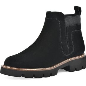 WHITE MOUNTAIN Women's Glassie Lug Sole Chelsea Ankle Bootie