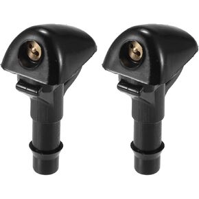 ACROPIX Windshield Wiper Washer Nozzle Spray Jet Fit for Nissan Frontier 2006-2013 - Pack of 2 Black