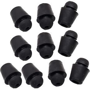 10Pcs Black Rubber Car Bumper Door Universalshock Absorber Pads Cushion Car Door Protector Stickers Car Door Gasket Anti-Collision Protector Accessories Universal for Most Cars