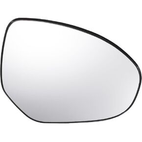 X AUTOHAUX Car Rearview Right Passenger Side Mirror Glass Replacement W/Backing Plate Non-heated for Mazda 2 3 2010 2011 2012 2013 2014