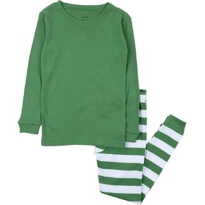 Leveret Kids & Toddler Boys Girls 2 Piece Pajamas 100% Cotton Rooster (Size 5 Years)