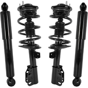 الدعامات الخلفية الأمامية وممتصات الصدمات مجموعة كاملة متوافقة مع 2008-2012 Buick Enclave 2007-2012 GMC Acadia 2009-2012 Chevy Travers w/Coil Spring 172518 (4 قطع) in Kuwait