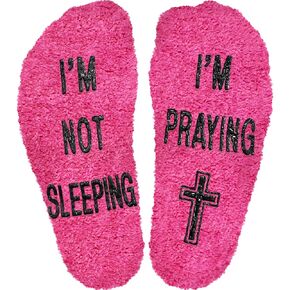 I'm Praying Socks, Christian Socks for Women, Christian Gifts for Women Faith, Religious Gifts for Women, Biblical Birthday Gifts, Serenity Prayer Gifts, Thanksgiving Christmas Gifts for Women
