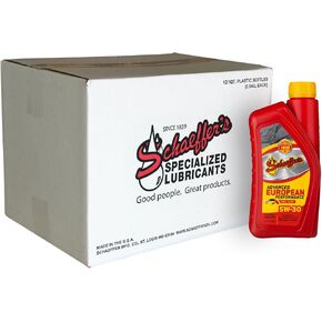 Schaeffer Manufacturing Co. 8007-012 Advanced European Performance Full SAPS 5W-30 Engine Oil, 1-Quart Bottle (Pack of 12)