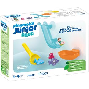 Playmobil Junior Aqua: Water Slide with Sea Animals