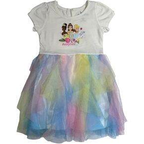 Disney Toddler/Little Girls' Princess Tutu Dress Casual Tulle Skirt Dresses