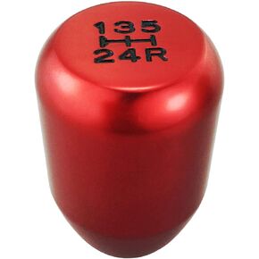 Abfer Weighted Shift Knob 5 Speed Shifter Knobs Car Gear Stick Handle Shifting Lever Fit Most Manual Vehicle, Multicolor